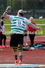 Shot putt, 2021 NECAA Middlesbrough Open Meting, Sunday, May 9th. Photo: David T. Hewitson/Sports for All Pics